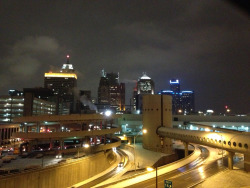kylesbogusjourney:  Detroit at night.