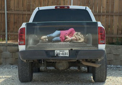 cracked:  &ldquo;Truck decals so realistic, you’ll call the cops on us!&rdquo; 4 Companies Whose Ads Just Backfired Horrifically  #3. Decal Company Attempts to Attract Customers by Pretending to Be Kidnappers What would you think if you were driving