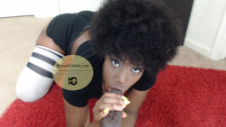 kenyagoldengirl:Recording a custom video that involves me roleplaying an “old school” bball player and a big black dildo Checkout my fetish clips at KenyaGoldenclips.com 