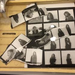 contact sheets from getting to shoot and learn with @selinkamayer ðŸ’œðŸ’œ in London