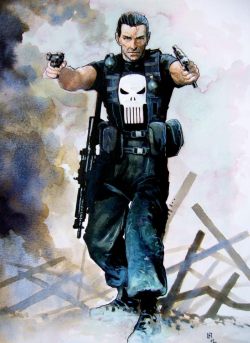 xombiedirge:  The Punisher by Fabrice Le Hénanff