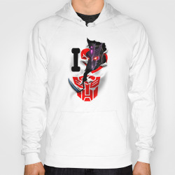 ask-dr-knockout:  All New In My Society 6 Store! I had alot of requests for this so here you guys go! I made the Print into a T shirt design as well as much more!  &ldquo;Autobot sympathizers lovers beware… you’re spark he has come to tear!” A TF