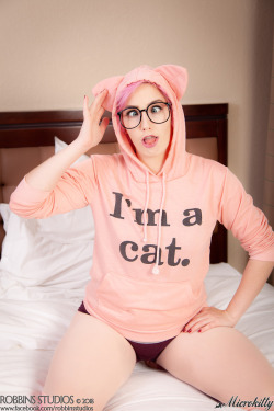 I liked this hoodie so much that we did an entire photoset themed around my goofy ass in it. the ears look more like piggy ears to me, but that’s super cute, I’ll be a lil’ piggy too