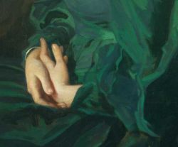 suonko:  The Green Gown [detail] - Thomas Edwin Mostyn