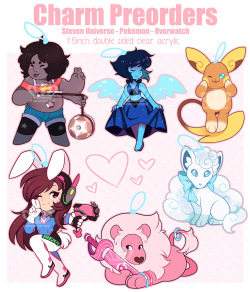 princessharumi:    * This is a PRE-ORDER *   Pre-orders last from September 16 - September 30, 2016   Charms will ship around the middle/end of October  Charms are บ each, I can only ship within the USA      I got a new charm batch all ready for
