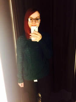 mushroombeast:  I got cute new clothes today and the lighting in this changing room was atrocious ðŸ’