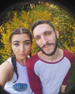 We go to the coolest places!   #selfie #me #us #fisheye #explore #braids #BFF #bf  (at Heathfield Gardens)