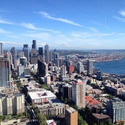 Hello Seattle!! 💕 (at Space Needle Observation Deck)