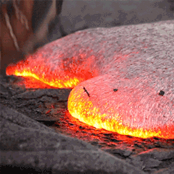 actuallygrey:  supamuthafuckinvillain:  harcules:  trixietang:  presidentjoey:  NAH  This is strangely very satisfying to watch  I WANT TO TOUCH IT  Can someone explain why the shoe didn’t melt or liquify or catch on fire?  It has a crusty skin on top