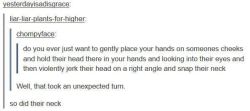 itsstuckyinmyhead:  Proof that tumblr is filled with psychopaths  (In the best way)