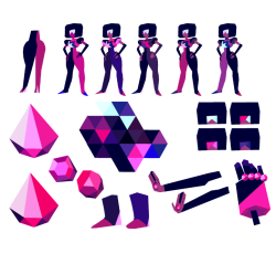 toffany:Here are some color concepts I got to do for tonight’s episode of Steven Universe!Color blocks have come a long way and would be super handy when figuring out colors for new characters on the show. This episode is very dear to my heart, as it’s
