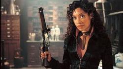seanoftheundead:  justifiablysupernatural:  Because if you don’t need Gina Torres in your life, I’m not sure we can be friends.  She already looks sort of Wonder Womany in that red leather number.