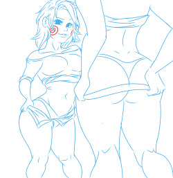 grittygratification:  OOC: So I was definitely planning on finishing this but my mac hates me so have all this nonsense in the meantime of me figuring out my life TT^TT (click for captions) Chouko is bootyful 