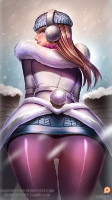 badcompzero:  Snowday Syndra  Global Top vote!I start to love her when I’m fanart League character.I have to play that champion before painting. And I start to love her  OMG! Why i’m not play her before. pity me!p.s. This image is fit for Iphone