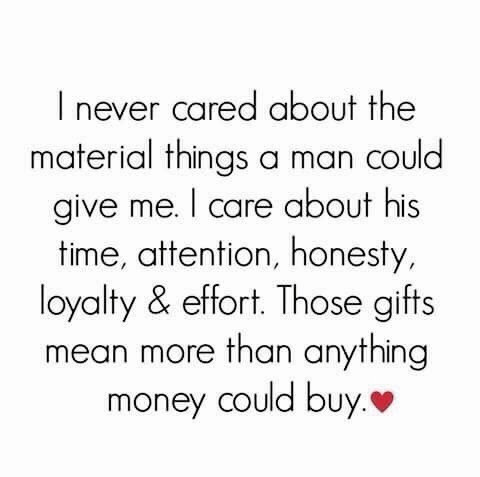 infinitelyhisgirl:  keep the money ~the fancy restaurants ~the exotic vacations ~four star hotels ~none of those mean anything ~those are “things” ~i don’t need “things” ~i need You ~∞
