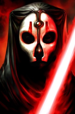 because-star-wars-thats-why:  “He is a wound in the Force, more presence than flesh, and in his wake life dies… sacrificing itself to his hunger.” - Visas Marr Darth Nihilus, Lord of Hunger