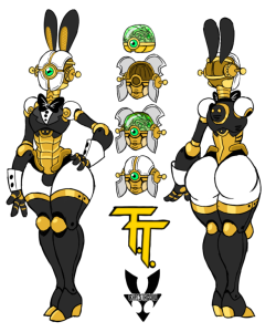 christomwow: Hey everyone! I’m Traptron B Unit but everyone calls me T.T.! I’m a prototype of a at home assultron brainbot. I’m not made for combat but for uh…other uses. I didn’t really sign up for this but this is what I woke up in when I