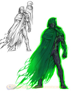 dcuniversepresents:   Justice league 3000 Green lantern. Design by Howard Porter 