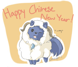 crazyk-c:  Happy year of the sheep, everyone!