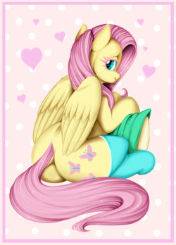 madame-fluttershy:  Flutterbutt - Hearts and Hooves edition by Longinius-II  &lt;3