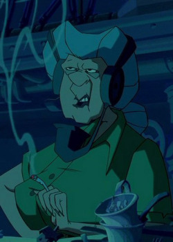 poppypicklesticks:  iforgetwhatgoeshere:  The character I most associate myself with: Mrs Packard from Atlantis: The Lost Empire  She is the queen of not giving a fuck 