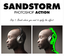 mamasam:trendgraphy:SandStorm Photoshop by