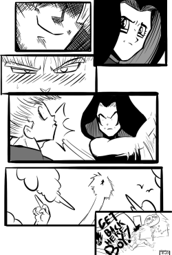 redrosegokuublack:quickly drew an alternate ending for @funsexydragonball ‘s “the switch up” comic hope you guys enjoy hahaha Pffft!