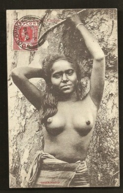 nativenudity:    Sri Lankan Rhodiya, via Old Indian Photographs.     Indigenous