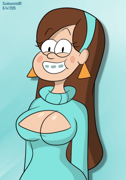 bluedragonkaiser:  sb99stuff:  The fad may be old, but I LOVE how this drawing turned out. &lt;3 I missed drawing my version of teenage Mabel Pines. ;)  The keyhole sweater never dies!   ;9