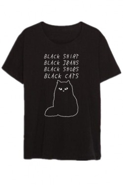 nobodycould: Stylish Graphic Tees Essential  BLACK SHIRT/JEANS/SHOES/CATS  I FEEL LIKE I’M TIRED TOMORROW  NOT TODAY SATAN  I’M A PSYCHOPATH  COFFEE STRONG LASHES LONG HUSTLE ON  DON’T EAT WATERMELON SEEDS  CHAMPAGNE FOR BREAKFAST  MY BODY MY CHOICE