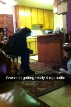 versacegravy:   Lookin like she bout to drop the realest bars of her life. 