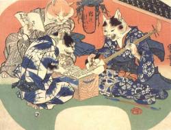 oooooooo:  ひろぶろ : 【画像】　19世紀に描かれたネコや獣を擬人化した日本画がすごい！！ 