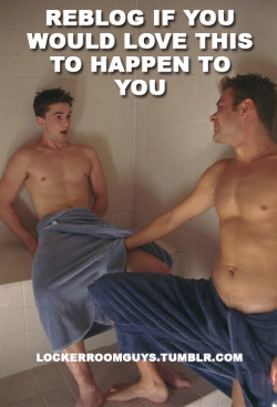 lockerroomguys:  Wish this would happen to me sometimes in the locker room steam room! For more hot pics of guys in the locker room, follow lockerroomguys.tumblr.com 