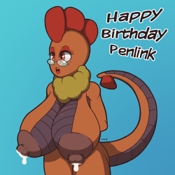 uxxxdragonart:  Smol BossAnother artist’s birthday Why is everyone’s b-days June/July? gift for @penlink! Have some smol boss Scrafty with huge milky ‘business assets’I’m so close to finishing my commission list and one more birthday gift to