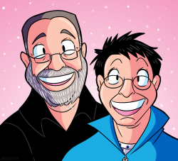 I felt kinda bad that I didn’t buy anything for my parents for Christmas, so I decided the next best thing would be to draw a picture of both of them! Merry Christmas, Mom and Dad! Love you guys a lot! :D