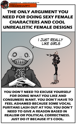 jarvofbutts: jarvofanswers:  hawkeyedflame:  jarvofanswers:  Reblogging it here, because it is pretty relevant, as well as spot on correct.  The sexual puritanism honestly pisses me off so much. Feminists who reeee about it act like male gamers are the