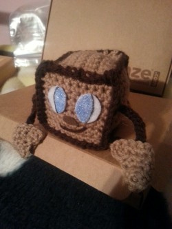 kiaplierbuscus:  spacecaseycreations:  markiplier ‘s faithful companion, Tiny Box Tim! This little guy was today’s project. I’m really happy with how he came out, just a few minor adjustments to the pattern and he’ll be perfect! Check out the