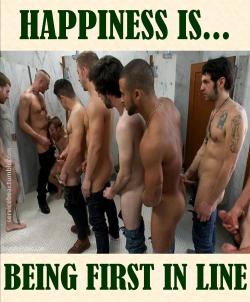 2gagthefag:  happiness is serving the line….