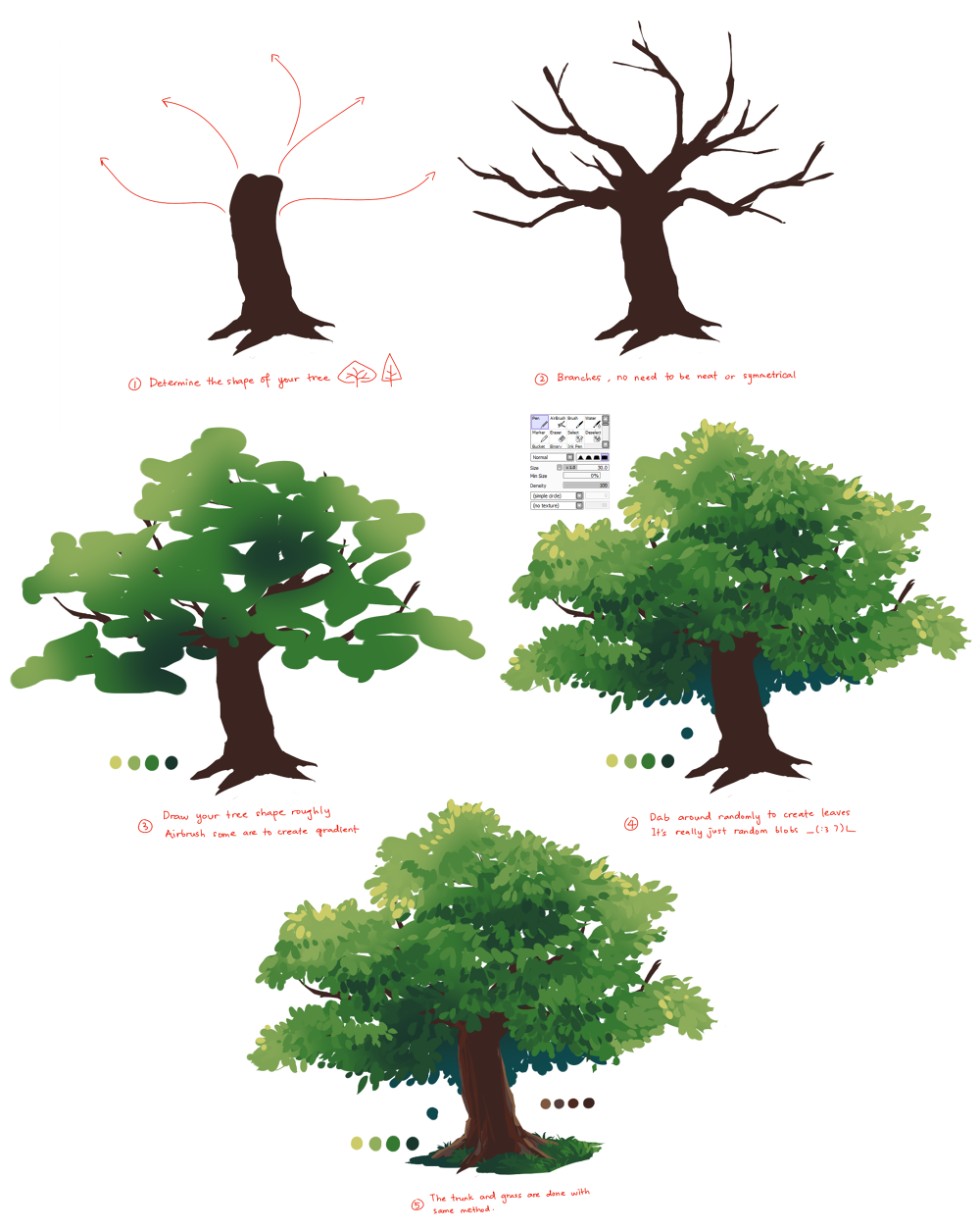 creepus:   Anonymous asked you: Hey, is it okay if you like do a tutorial on trees