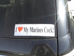 postmypecker:  Marine cock!