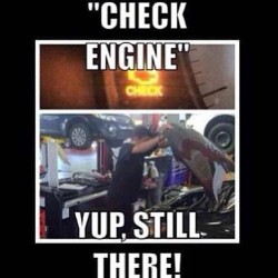 HAHA #joke #meme #funny #cars #engine #checkengine
