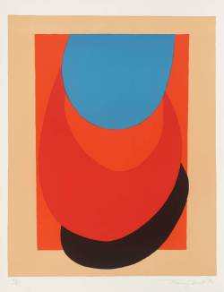 artmastered:  Terry Frost, Straw, Orange, Blue, 1972, (lithograph on paper) 