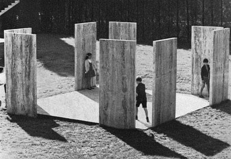 brutgroup:“The big stone game” - Playground consists of eight travertine elements. Carrara. Italy. (1968) Enzo Mari. #brutgrouphttps://www.instagram.com/p/CIBWCDmFkA4/?igshid=NGJjMDIxMWI=