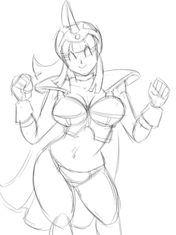   Anonymous asked funsexydragonball:  You should try doing more animations! :-D  Okay. An incomplete dancing Chichi should do, right? 