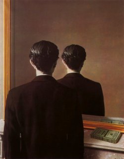 La reproduction interdite by René Magritte, 1937.
