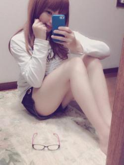otokonoko-japanese-traps:  Cute trap selfie time with Mosami (もさみ)! This 18 year old Japanese crossdresser likes fashion, cosmetics and doing her nails … Oh and her measurements are: 80, 59, 83 … if anybody is interested …  I&rsquo;m interested