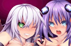 purple-mantis: Patreon Gif to Pic #2 -   Hyperdimensiona Neptunia   -Anonymous The original artist who drew this AND the Patreon member who selected the image both wanted to remain anonymous on this one (which worries me a bit…what do they know that