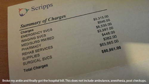 mintyminute:  earthboundricochet:  wagnetic:  yourpinkdiary:  edwardspoonhands:  keab42:  cold-neverbotheredmeanyway:  ohitsjustkim:  stammsternenstaub:  kirkwa:  And This Is Why You Shouldn’t Get Sick In America Many believe that the US healthcare