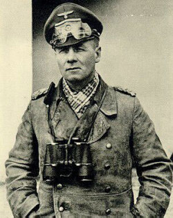 die-wehrmacht:  Portrait of Erwin Rommel. North Africa. 1941. 