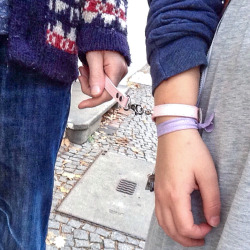 caregiver-little:  tinkerbell-and-pan:  hurtingpearl:  We’re on a little vacation in Prague. It’s a big scary city and I don’t want her to run off and get lost.  These little wrist leashes are so cute! - Tink   Wrist leashes are a must.